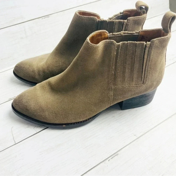 Jeffrey‎ Campbell Ibiza Taupe Suede Metcalf Booties 6.5 - Picture 7 of 7